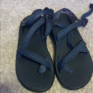 Blue Chaco toe strap